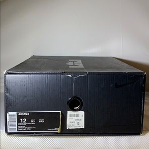 Nike Lebron X (10) Lava Men’s Size 12